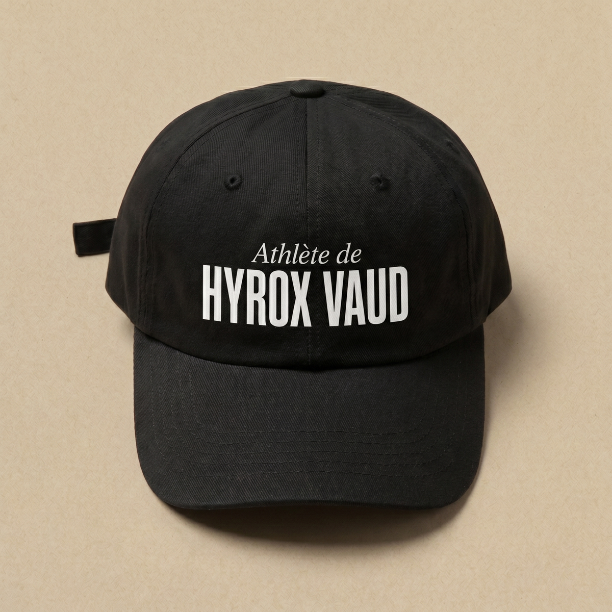 Noir - Athlete de - Hyrox Vaud Casquette