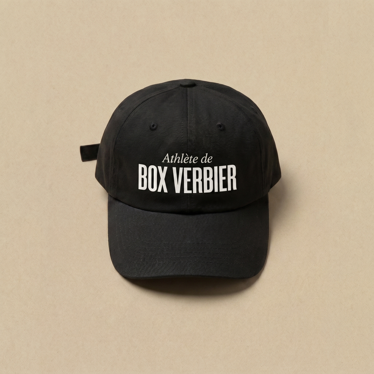Noir - Athlete de - Box Verbier Casquette
