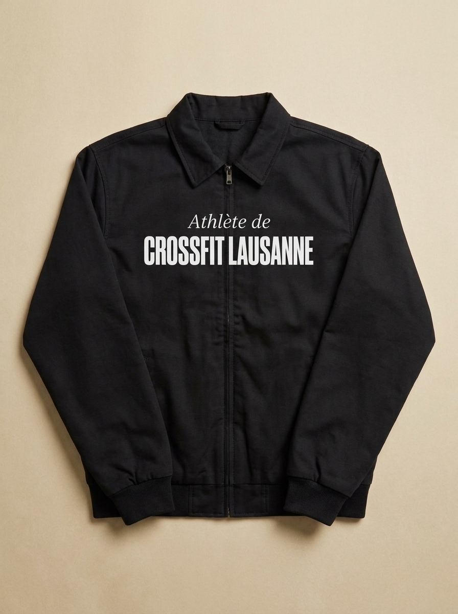 Noir - Athlete de - CrossFit Lausanne Veste