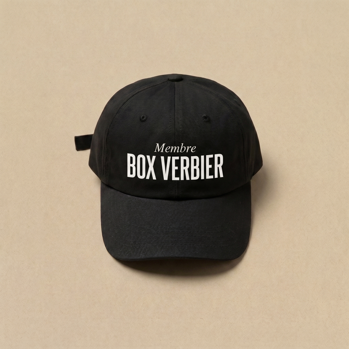 Noir - Membre - Box Verbier Casquette