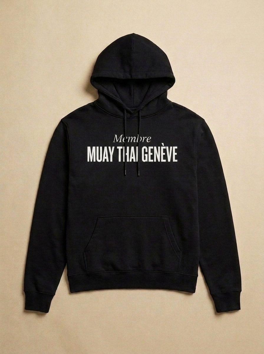 Noir - Membre - Muay Thai Geneve Hoodie