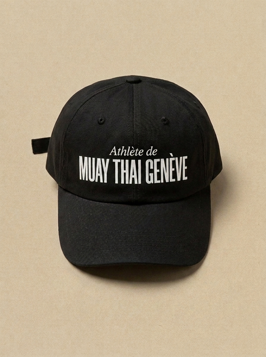 Noir - Athlete de - Muay Thai Geneve Casquette