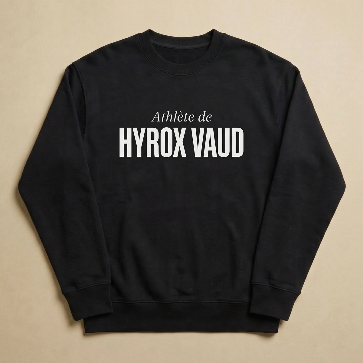 Noir - Athlete de - Hyrox Vaud Sweatshirt