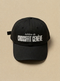 Noir - Athlete de - CrossFit Geneve Casquette