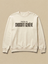 Blanc - Athlete de - CrossFit Geneve Sweatshirt