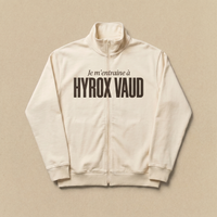 Blanc - Je m'entraine a - Hyrox Vaud Veste