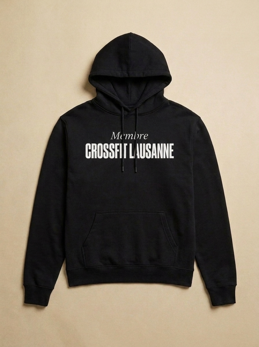 Noir - Membre - CrossFit Lausanne Hoodie