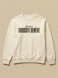 Blanc - Membre - CrossFit Geneve Sweatshirt